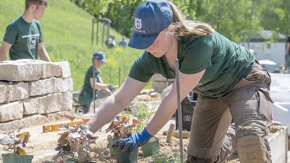 Im Park der Gärten ist ein Wettbewerb für angehende Landschaftsgärtner. Foto: Park der Gärten/Kaffe,Milch&Zucker/Archiv