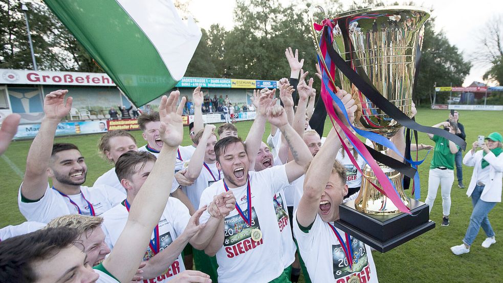 Im Sommer wird der Nachfolger von Titelverteidiger SV Wallinghausen gesucht. Foto: Doden, Emden