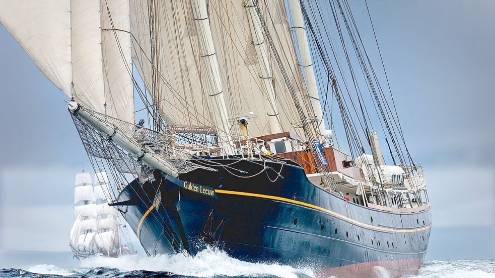Der Dreimast-Toppsegelschoner "Gulden Leeuw" hat ein bewegte Geschichte. Das Schiff lief 1937 vom Stapel. Foto: Gulden Leeuw
