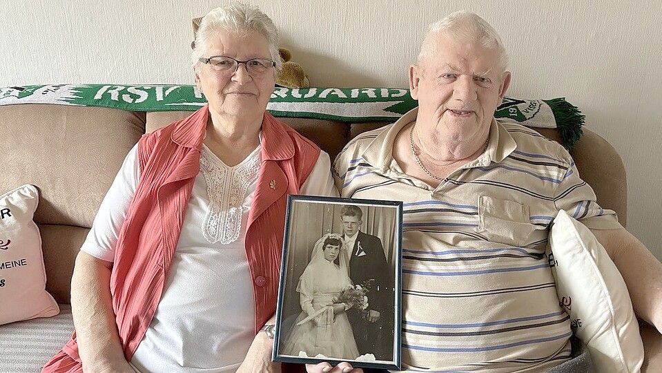 Lüdia und Heinrichs Conrads aus Visquard sind seit 60 Jahren verheiratet. Foto: Weiden