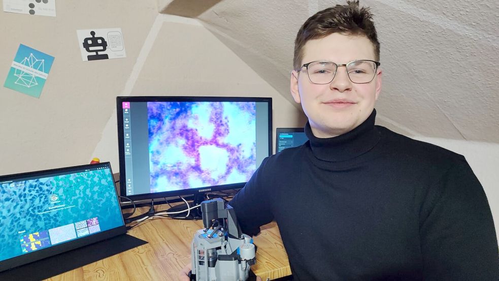 Der 17-jährige Lorenz Rutkevich vom TGG ist im Finale von „Jugend gründet“. Foto: Jugend gründet