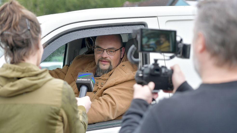 Jörg Behrends aus Oldeborg gab offen zu, dass er die AfD gewählt hat. Foto: Ortgies