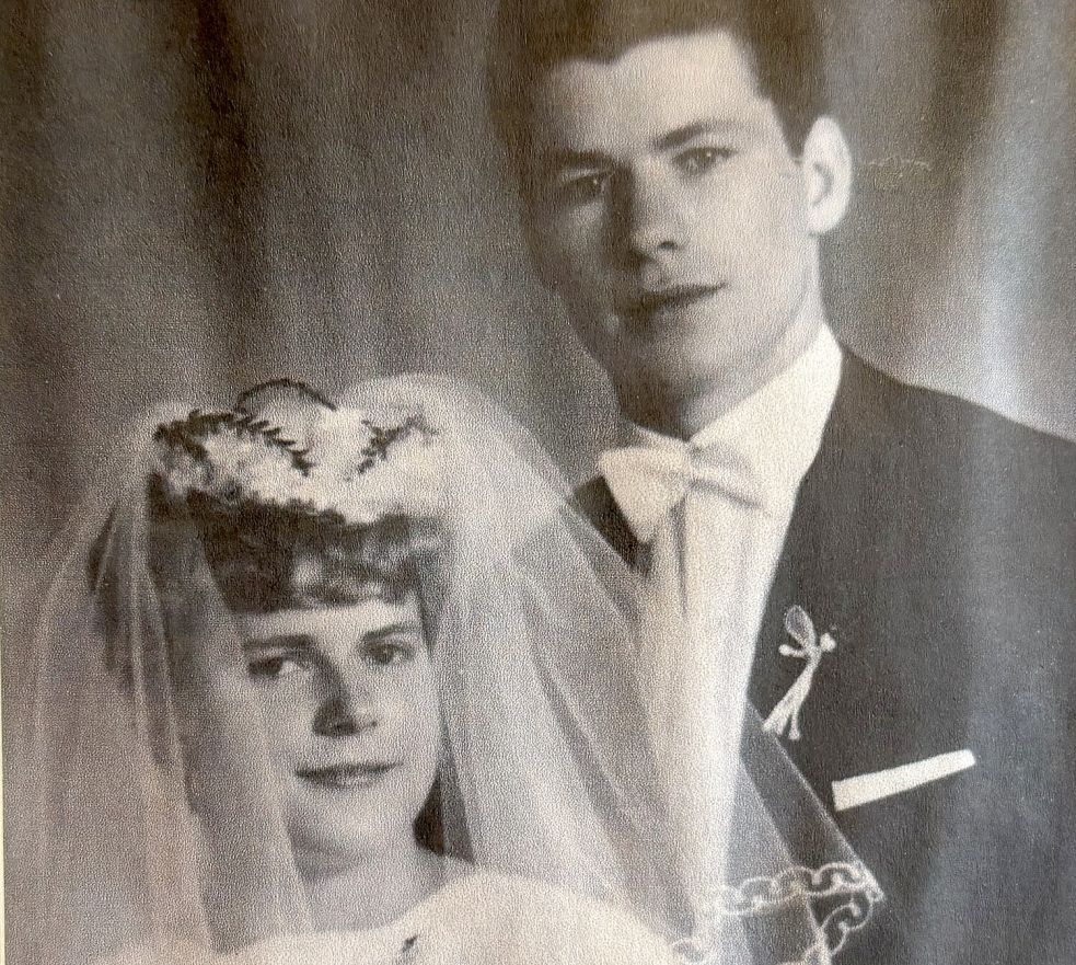 Christel und Walter Freund am Tag ihrer Hochzeit 1964. Foto: privat