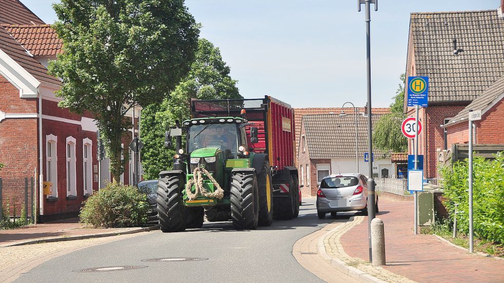 An mancher Stelle, wie hier in Bigum, wird es auch mal enger. Foto: Wolters/Archiv
