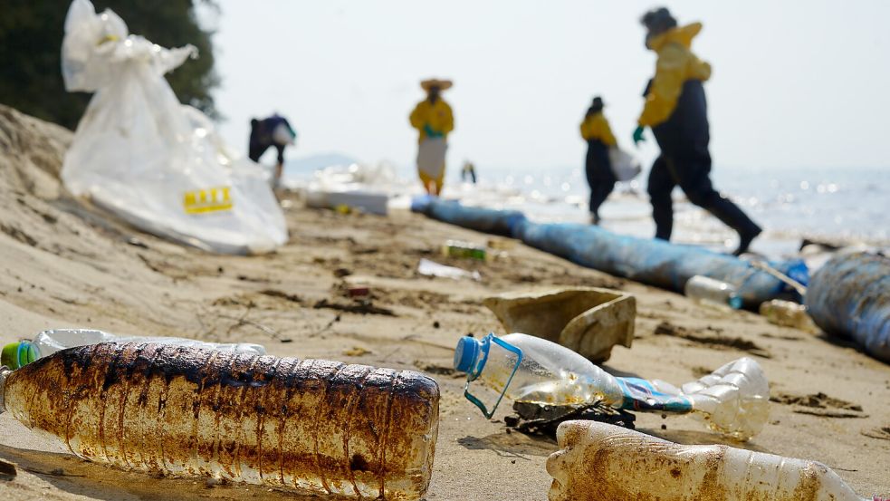 Inzwischen befinden sich über 150 Millionen Tonnen Plastikmüll in den Weltmeeren. Foto: dpa/Athens Zaw Zaw