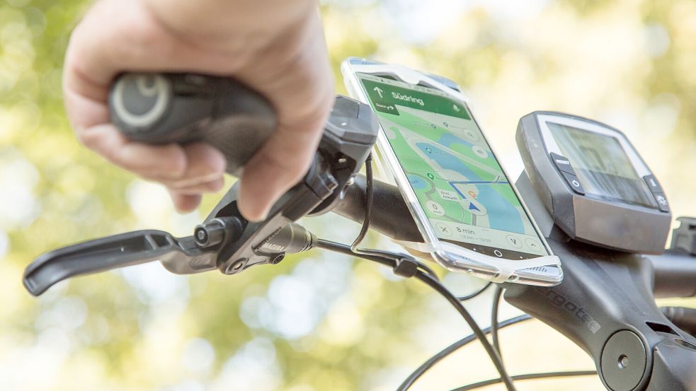 Fahrradtouren ins Unbekannte werden durch Routenplaner deutlich erleichtert. Foto: dpa/ Christin Klose