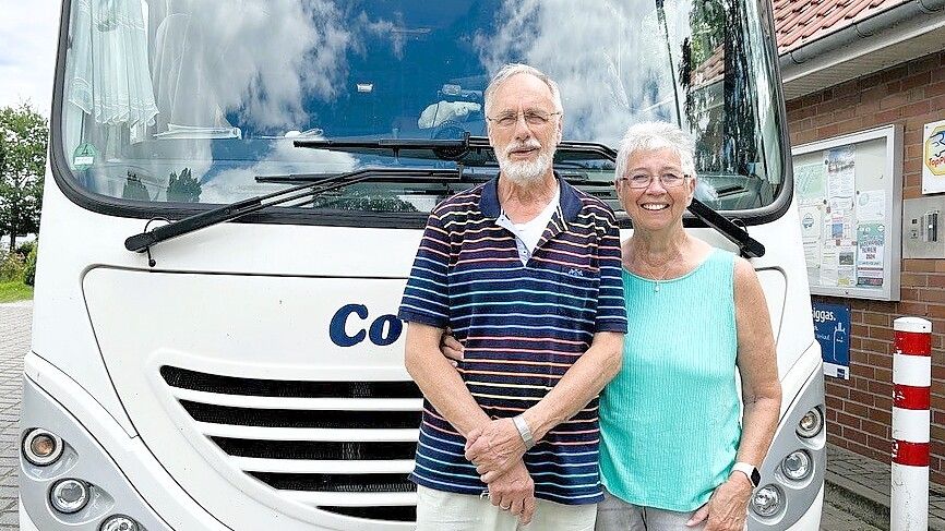 Ernst und Brigitte Menges kommen seit Jahrzehnten in den Norden. Foto: Vogt