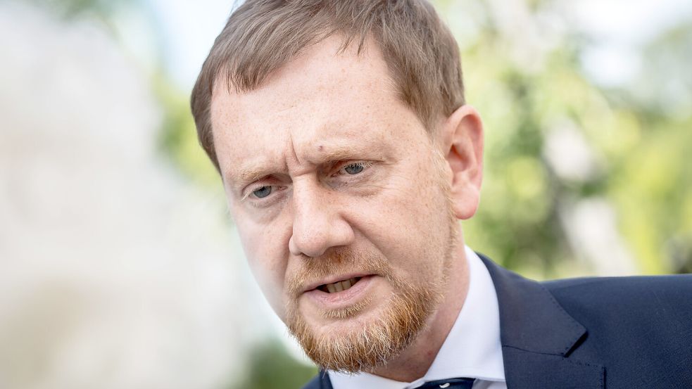 Steht vor einer schwierigen Landtagswahl in Sachsen: Ministerpräsident Michael Kretschmer (CDU). Foto: IMAGO/Chris Emil Janssen