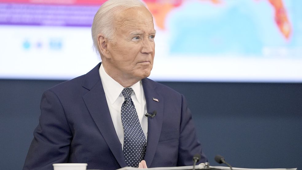 US-Präsident Joe Biden sorgt mit seinem Auftreten für Diskussionen. Foto: dpa/AP/Evan Vucci