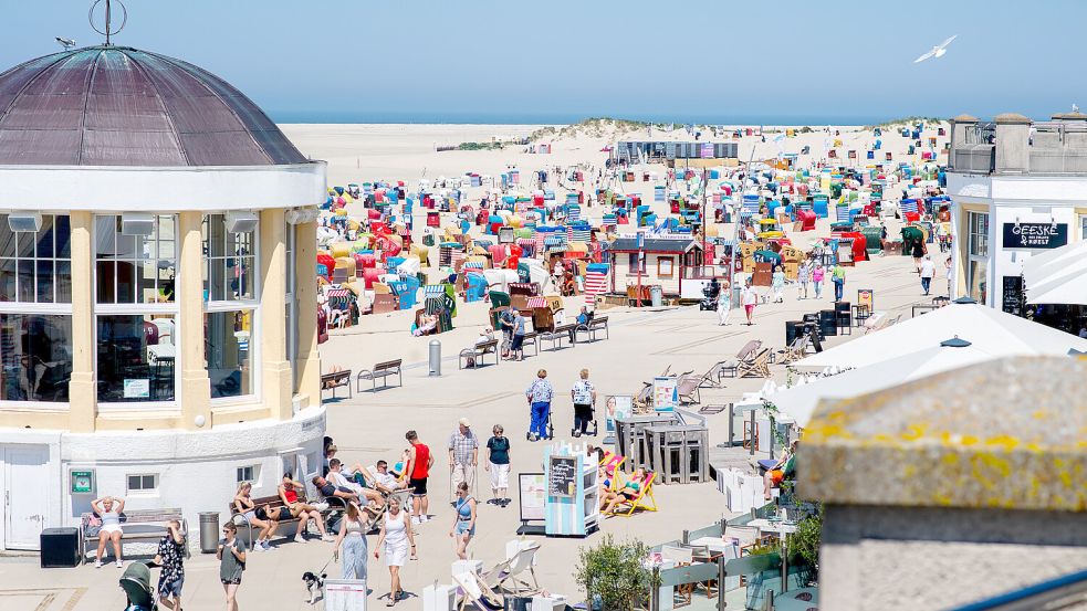 Auf den Inseln, wie hier auf Borkum, setzt man durch Veränderungen auf weitere Zielgruppen. Foto: Dittrich/dpa
