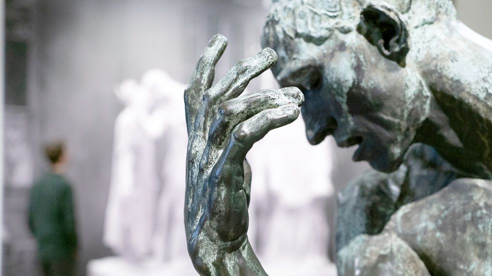 Auguste Rodins Skulptur „Pierre de Vissant“ im Detail. Foto: Thomas Köster