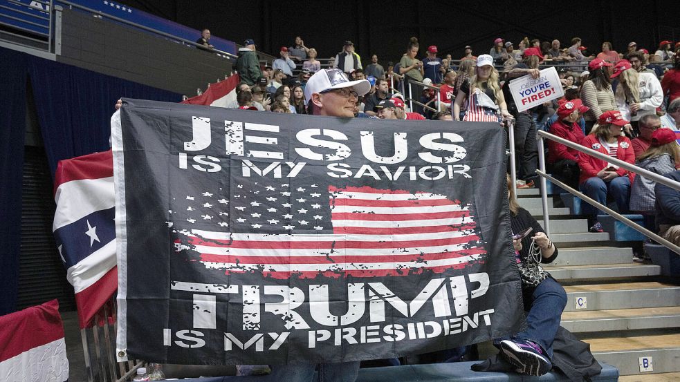 Jesus, Trump, Israel – alles hängt zusammen für manch besonders radikale Evangelikale in den USA. Foto: Imago/Robin Rayne