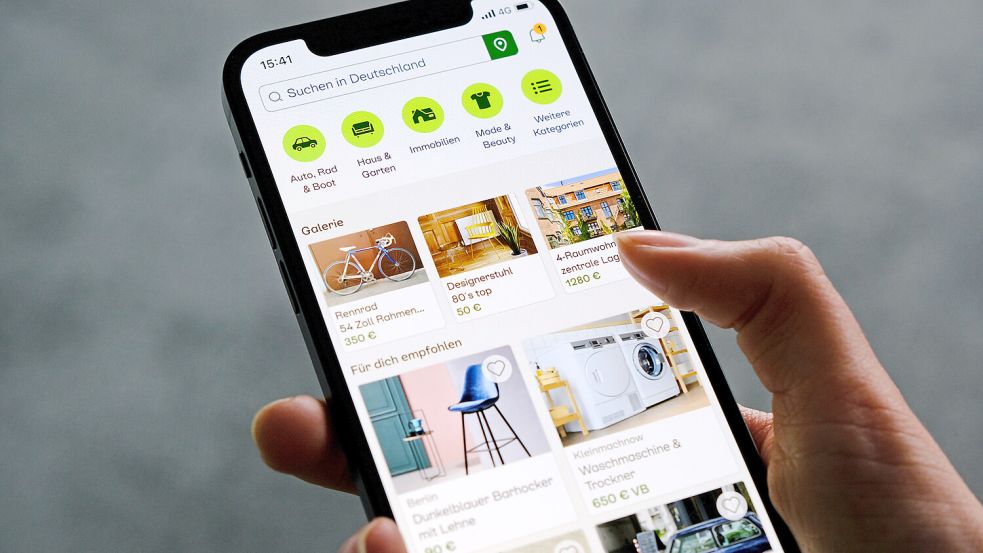 Was verkaufen die Nordeutschen gerne auf Ebay-Kleinanzeigen? Und für welche Artikel muss man glatt 9,500€ hinlegen? Foto: picture alliance/dpa/Kleinanzeigen