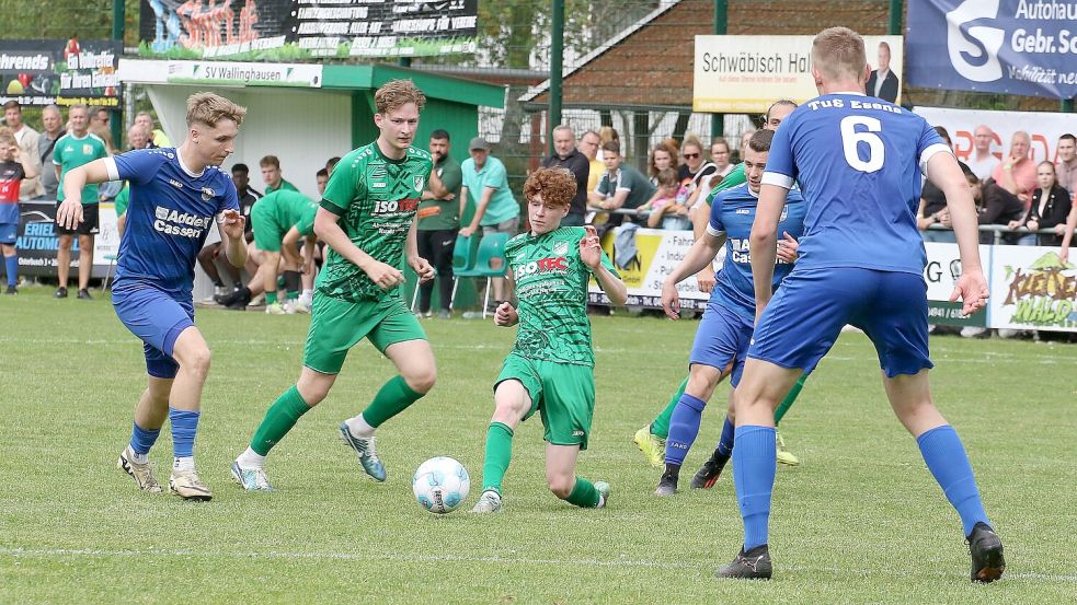 Das Eröffnungsspiel fand dieses Jahr beim Titelverteidiger SV Wallinghausen statt. An dem Eröffnungsspielmodus beim Vorjahressieger wieder festgehalten. Foto: Gronewold