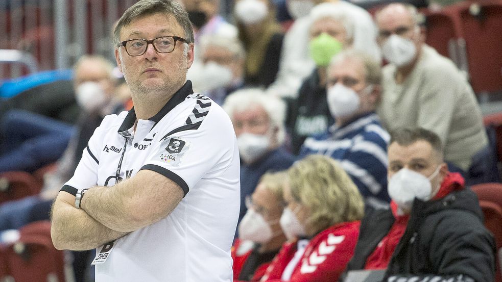 Arek Blacha war bis zum Sommer 2022 viele Jahre Trainer des OHV Aurich. Archivfoto: Doden/Emden