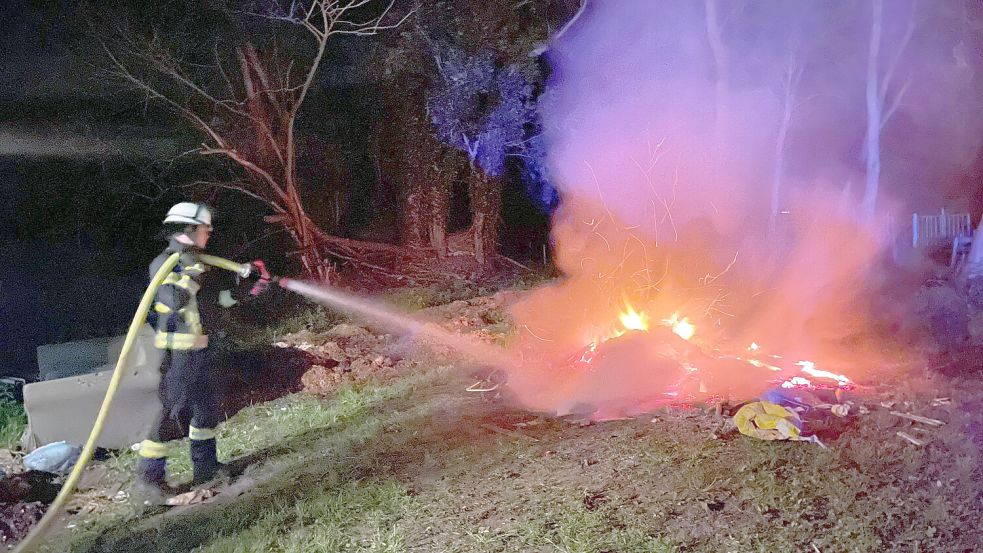 Die Feuerwehr musste nach Holthusen ausrücken. Foto: Feuerwehr Holthusen