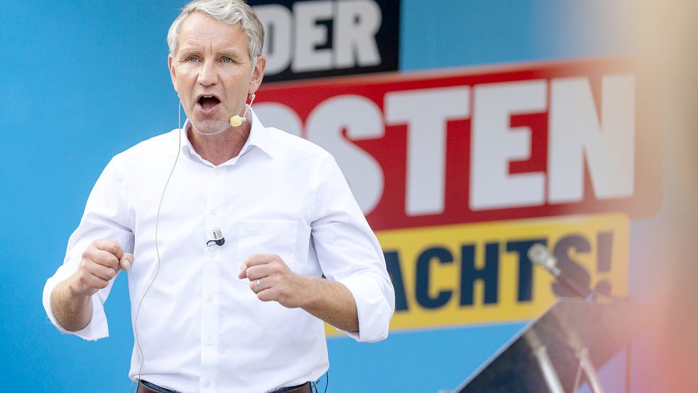 Björn Höcke im Wahlkampf der AfD in Thüringen. Foto: dpa/picture-alliance