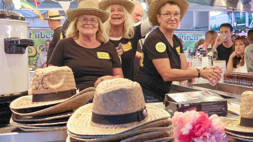 Gute Stimmung bei der Dörp-AG aus Sandhorst. Foto: Helmut Vortanz
