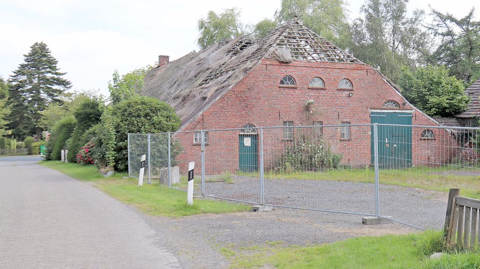 Auf diesem Grundstück an der Ecke Raher/Oldersumer Straße soll eine neue Kita gebaut werden. Foto: Heino Hermanns