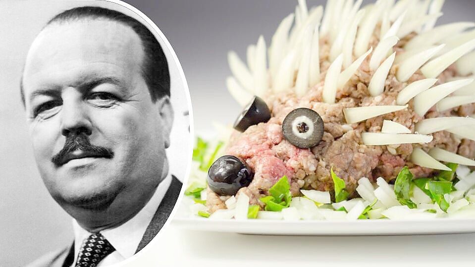 Clemens Wilmenrod ist der Erfinder des Mett-Igels und brachte Kochsendungen ins deutsche Fernsehen Foto: dpa/Imago/Depositphotos
