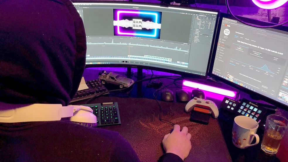 Ein YouTuber (Foto) hatte auf seinem Kanal „BamBam_tv“ Material von den Raser-Videos von „Iprime“ zusammengestellt und veröffentlicht. Archivfoto: Kruse