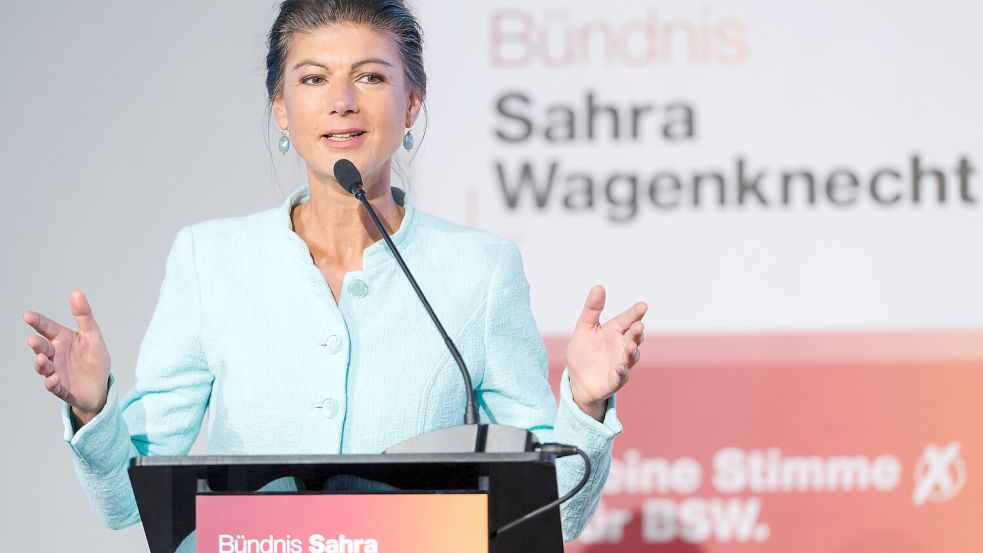 Sahra Wagenknecht hört übrigens am liebsten französische Chansons. Foto: dpa/Michael Reichel