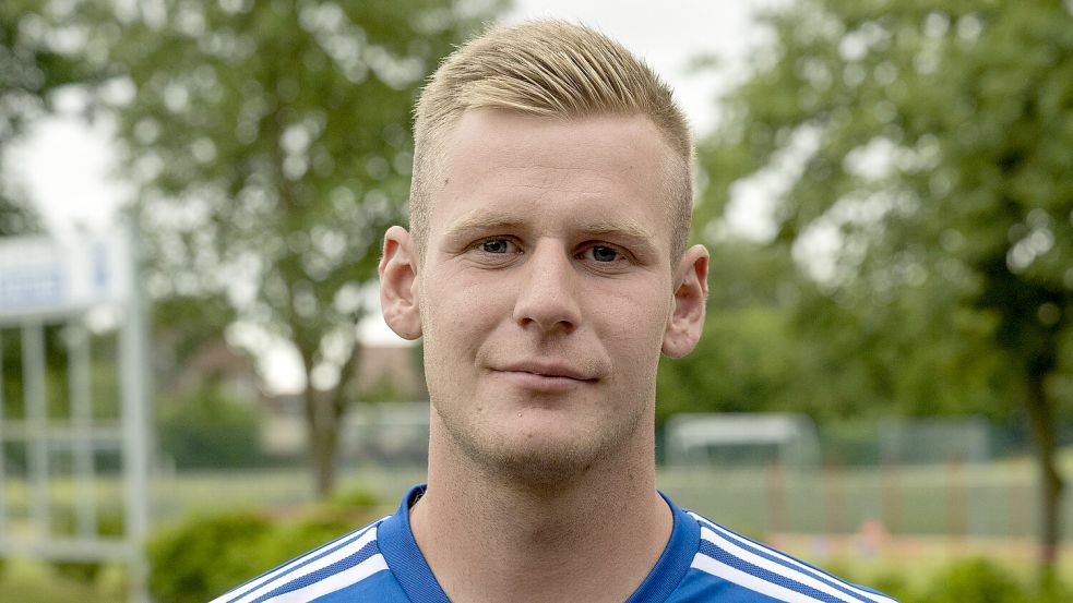 Keno Hinrichs war der Mann des Tages beim SV Hage. Foto: Archiv
