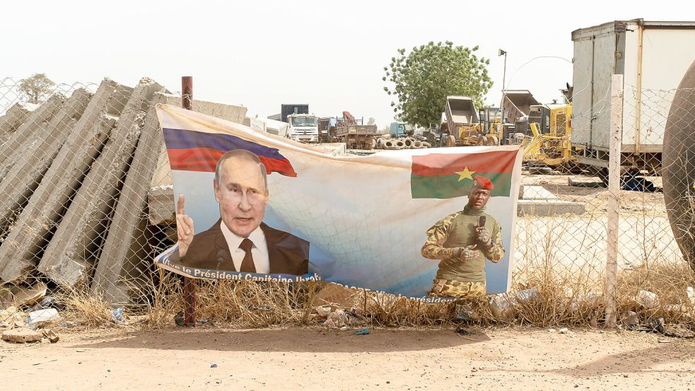 Auch in Burkina Faso setzt man auf Putins Unterstützung. Noch. Foto: IMAGO/Achille Abboud