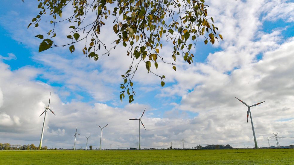 Ein interkommunales Gewerbegebiet soll wegen der Nähe zu erneuerbarer Energie eine Rolle bei der Energiewende spielen – so sehen es die Gemeinden Ihlow und Moormerland. Foto: Ortgies