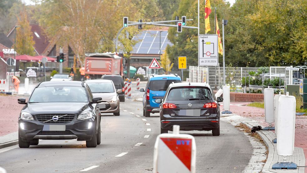 Der Verkehr kann wieder rollen. Foto: Ortgies