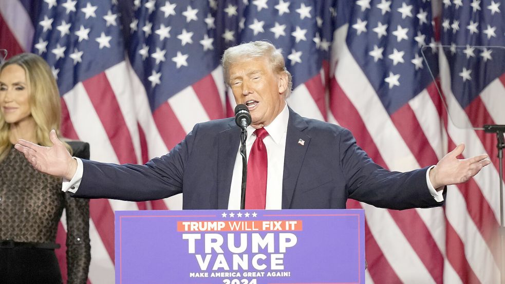 Donald Trump wird in seiner zweiten Amtszeit als Präsident die USA stark verändern. Deutschland muss sich auf einen Rückzug der Ordnungsmacht vorbereiten – und zwar schnell. Foto: dpa/AP/Alex Brandon