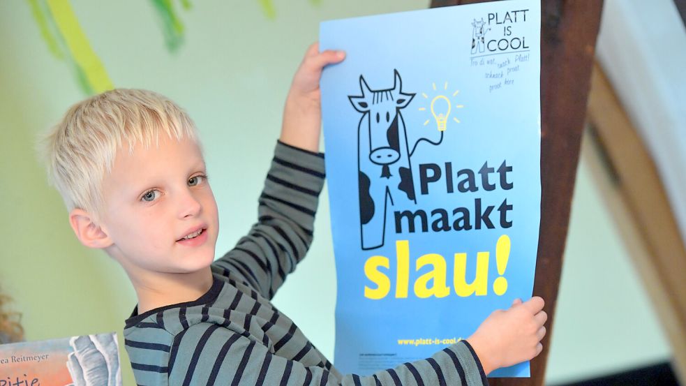 Lasse Reuss kann Platt prooten. Das hat er vor allem von seinem Vater gelernt. Foto: Ortgies