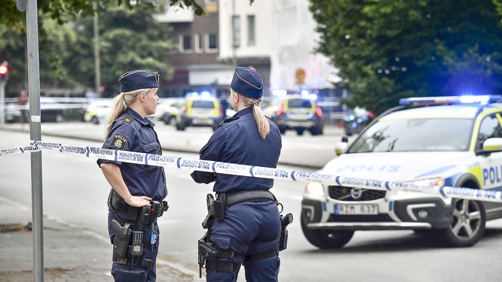 Allein in den vergangenen drei Monaten erschossen die Gangs drei Menschen in Malmö. Foto: dpa/Johan Nilsson