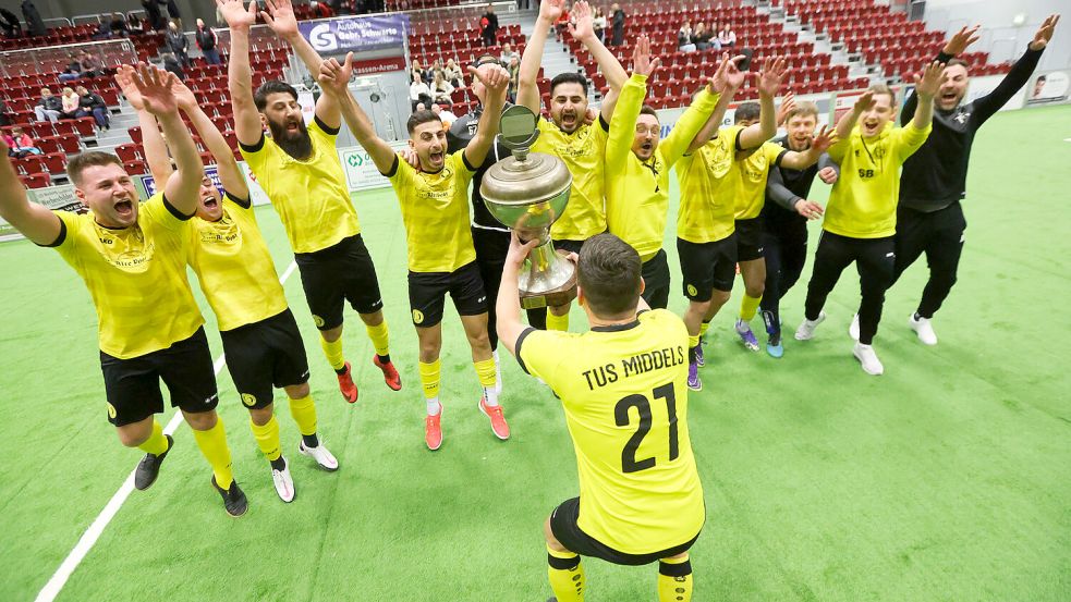 Titelverteidiger bei den Männern ist der TuS Middels. Archivfoto: Doden/Emden