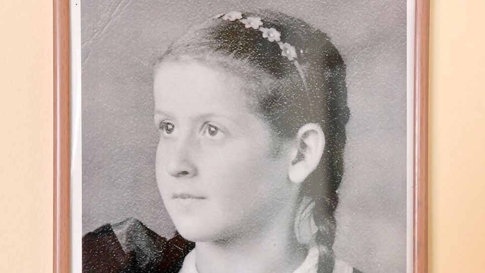 Helga van der Werff kam als junges Mädchen aus Niederschlesien nach Ostfriesland.