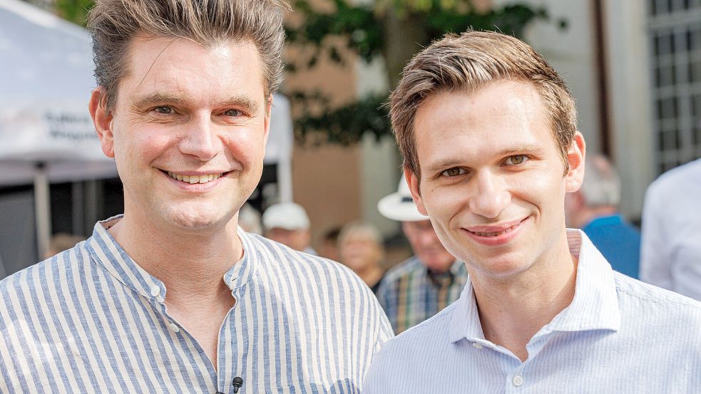 Lutz van der Horst (links) und sein Kollege Fabian Köster von der „heute-show“. Foto: imago/foto2press