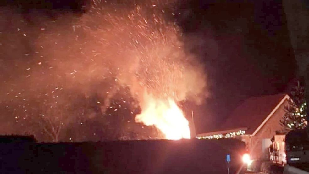 In Ihren war es an Silvester zu einem Heckenbrand gekommen. Foto: Privat