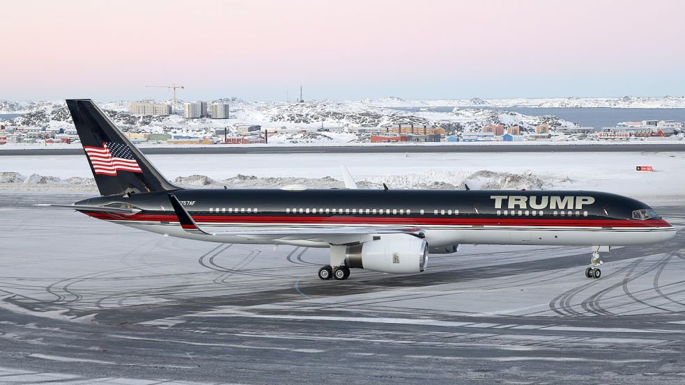 Nachdem der designierte Präsident wiederholt sein Interesse an Grönland bekundet hatte, landete nun Donald Trump Junior auf der größten Insel der Welt. Foto: dpa/Emil Stach