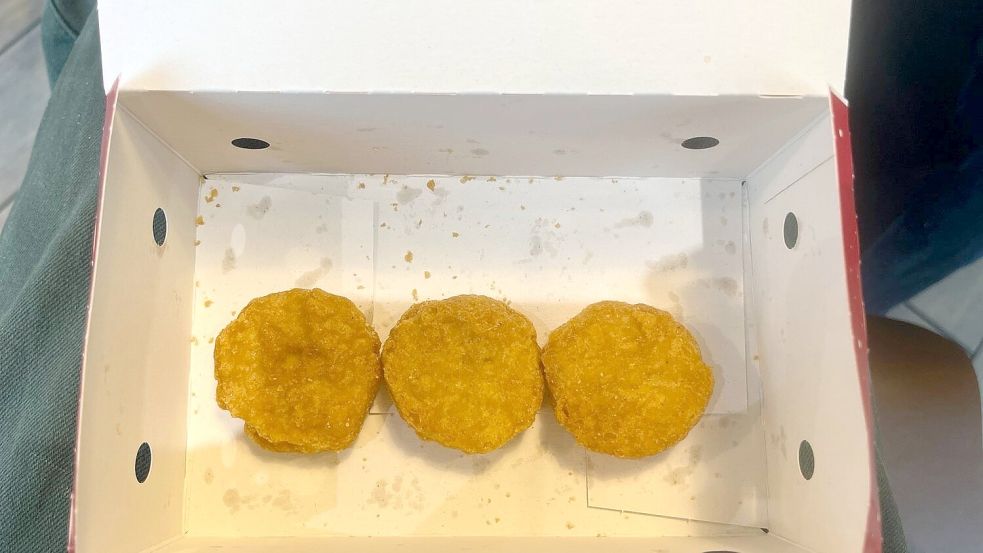 Drei runde Hähnchen-Nuggets für einen dreistelligen Betrag – wäre ihnen dieser Fund so viel Geld wert? Foto: Kleinanzeigen.de