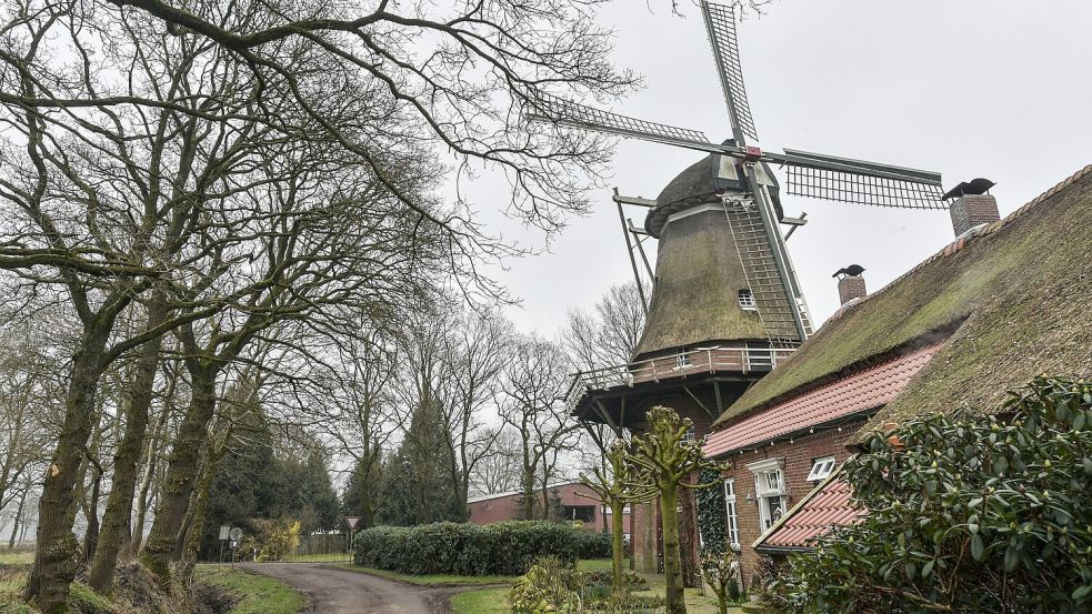 Die Mühle Felde befindet sich in Privatbesitz. Sie kann nur zu besonderen Anlässen wie dem „Tag des offenen Denkmals“ oder nach Vereinbarung besichtigt werden. Foto: Ortgies/Archiv