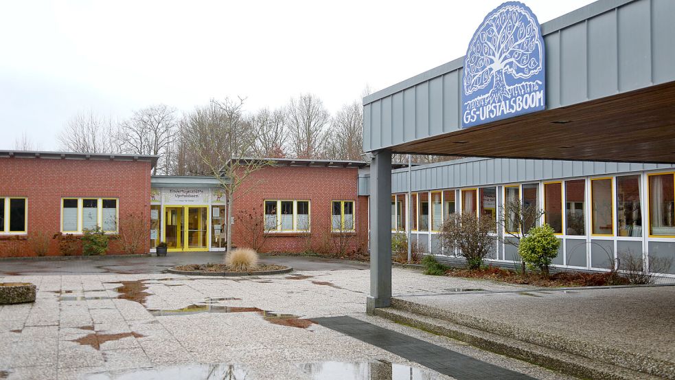 Kita (links) und Grundschule Upstalsboom sind in einem gemeinsamen Gebäude untergebracht. Foto: Romuald Banik