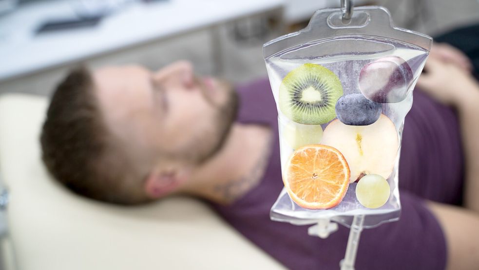 Vitamine per Tropf? Warum Mediziner das für sinnlos und schädlich halten. Foto: IMAGO/Panthermedia/Andrey Popov