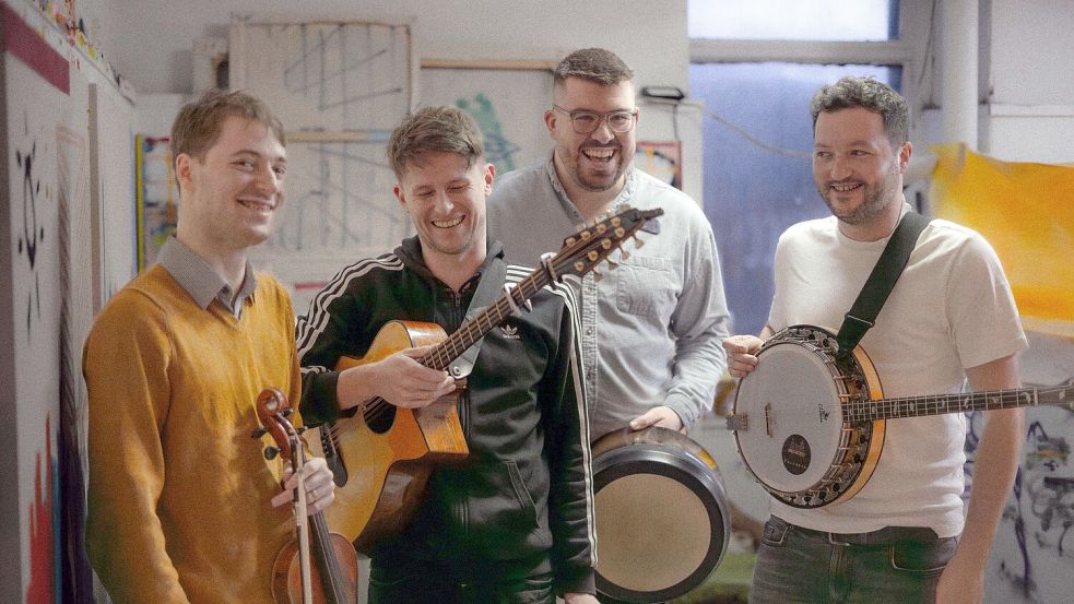 4 Man Job bringen traditionelle keltische Musik auf die Bühne. Foto: Veranstalter