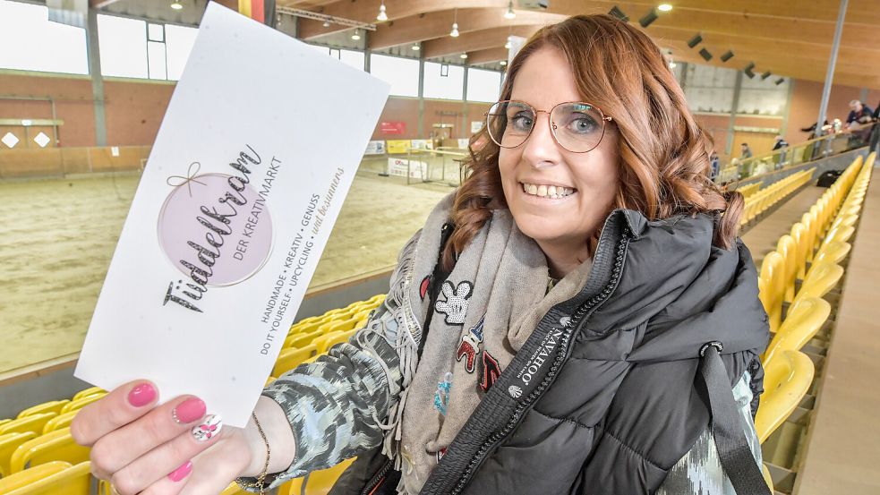 Zum letzten Mal veranstaltet Nicole Möhle aus Großefehn am 1. und 2. März 2025 den „Tüddelkram“ im RTC. Foto: Ortgies