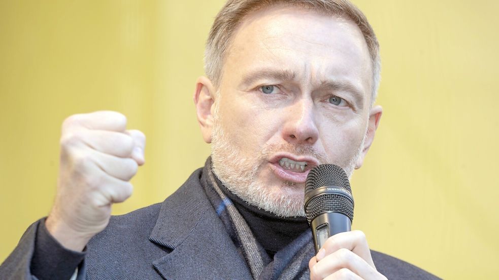 Christian Lindner spricht längst nicht mehr von einem zweistelligen Ergebnis bei der Bundestagswahl. Doch bis zum Schluss bleibt die Partei kampfeslustig. Foto: Imago/Wolfgang Maria Weber