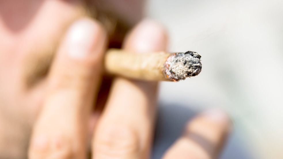 Genuss, Gefahr oder beides? Ein Konsument raucht einen Joint. Foto: Soeder/dpa