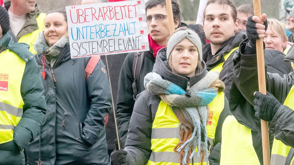 Die Warnstreiks im öffentlichen Dienst haben begonnen. Foto: dpa/ Bodo Marks