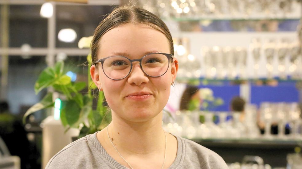 Melissa Hannemann war eine der Erstwähler, die das Speed Dating nutzen, um sich eine Meinung zu bilden. Foto: Böning