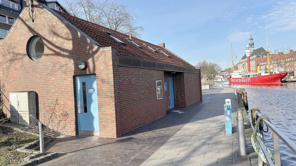 Der Stadtplanung im Weg? Die WC-Anlage am Delft. Foto: Schuurman
