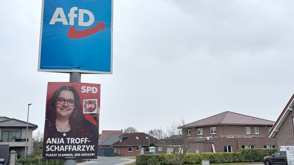 In Ostrhauderfehn – auf diesem Bild ist die Offenbachstraße zu sehen – konnte die AfD die meisten Zweitstimmen aller Parteien gewinnen. Foto: Zein